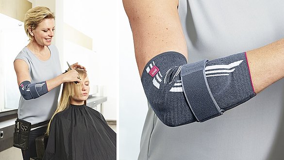 Ellenbogenbeschwerden therapieren Ellenbogenbeschwerden therapieren mit Bandagen und Orthesen - Ellenbogenbeschwerden therapieren