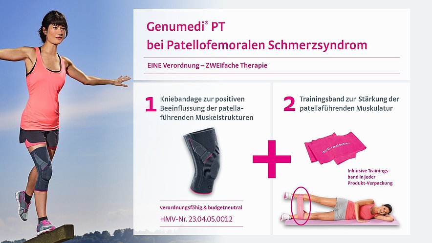 Genumedi PT Therapie Patellofemorales Schmerzsyndrom Genumedi PT zur Therapie des Patellofemoralen Schmerzsyndroms - Genumedi PT Therapie Patellofemorales Schmerzsyndrom