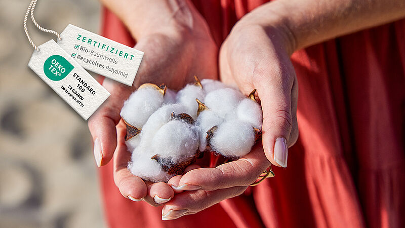 Der Umwelt zuliebe: mediven cotton enthält GOTS-zertifizierte Bio-Baumwolle