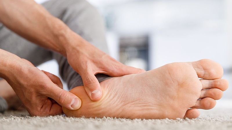 Heel spur: foot pain in the heel area