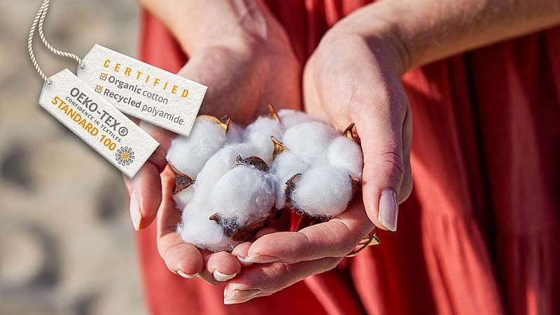 Der Umwelt zuliebe: mediven cotton enthält GOTS-zertifizierte Bio-Baumwolle