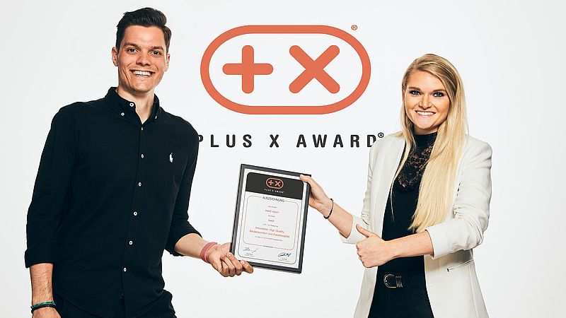 medi vision was awarded with the Plus X Award in 2021