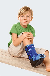 Unterschenkel Fuß Orthese Kompression Kinder